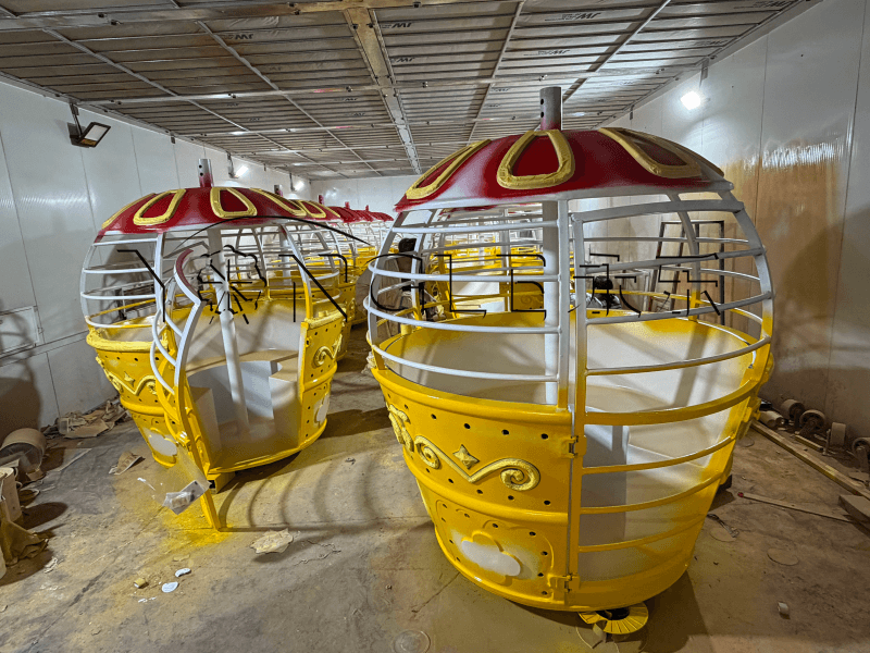 Painting for Steel Frame and Cabins
