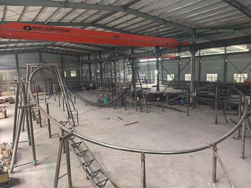 Roller Coaster Installation Process 1
