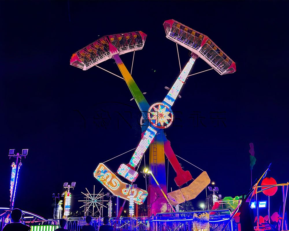 Kamikaze Rides Night Lighting